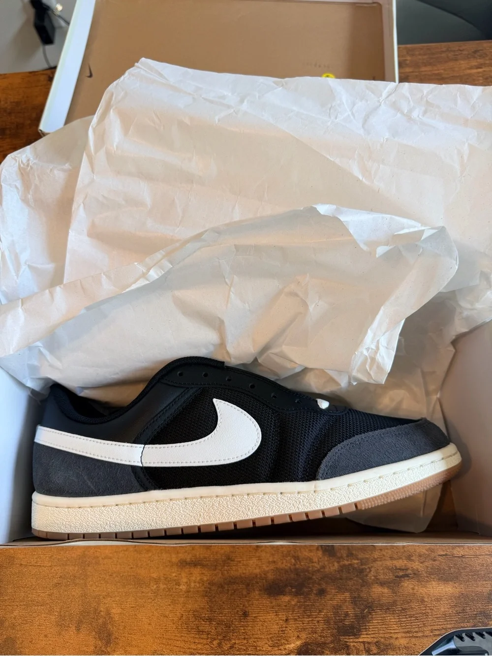 Nike Jordan Air 1 Lows Black and White Low-Top Trainers